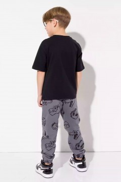 Серые брюки для мальчика 10960AW23 Vulpes Familiy(фото3)